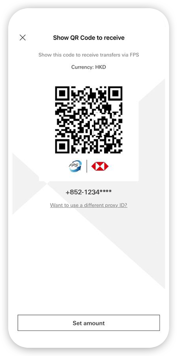 Get paid via QR code step 3